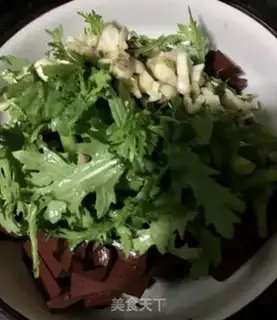 Make Garlic artichoke pork blood step 4