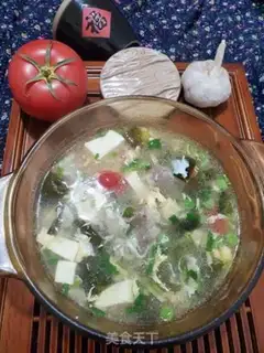 Make Tofu soup step 12