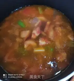 Make Tomatoes, tofu soup step 3
