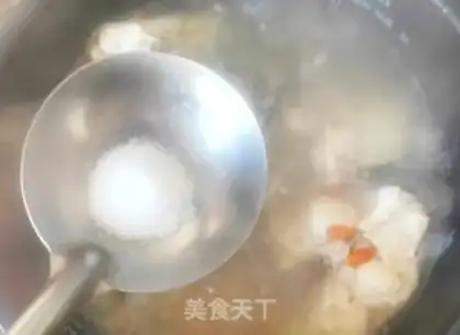 Make Flower Lotus soup step 4