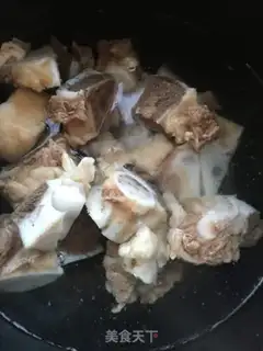 Make ♪ Oatmeal bone hot soup noodles ♪ step 4