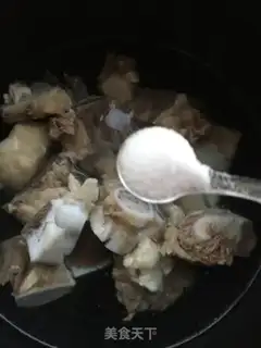 Make ♪ Oatmeal bone hot soup noodles ♪ step 5