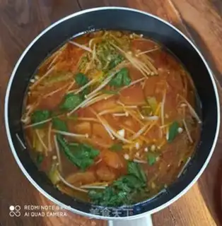 Make Flower Lotus soup step 5
