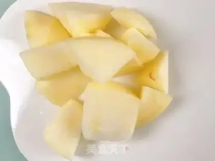 Make Silver ear apple paste step 2