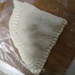 Make Banana pie with a hand grab step 6