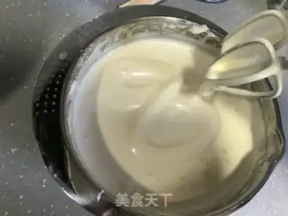 Make Blue grape sponge cake step 4