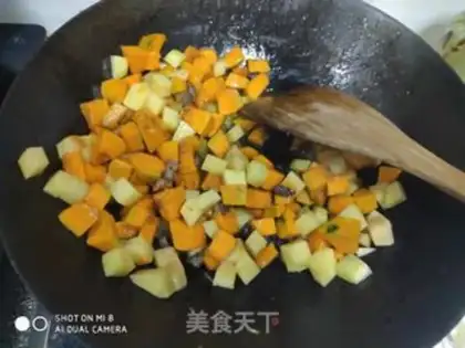 Make Pumpkin potatoes step 3