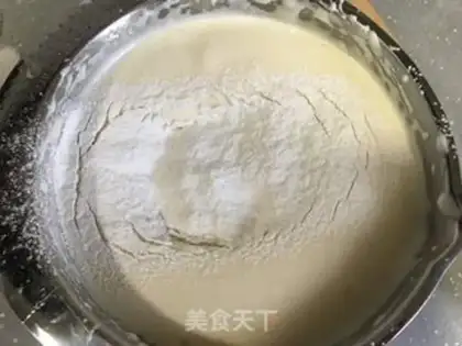 Make Blue grape sponge cake step 5