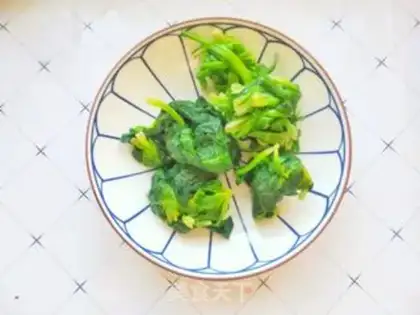 Make Scrambled spinach step 3