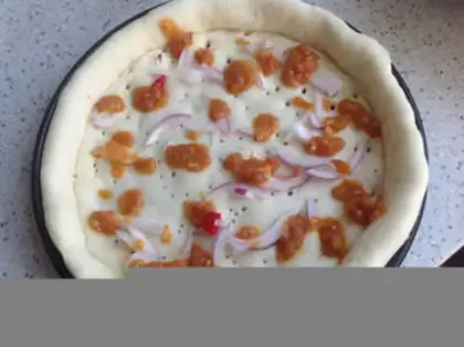 Make Dry eggs with halobeans step 1