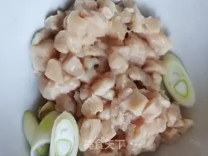 Make Soybeans, fried chicken step 2