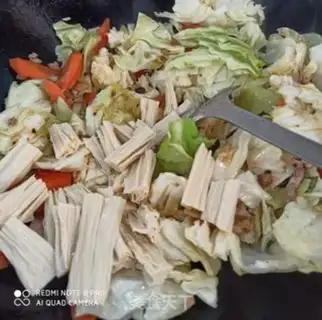 Make Fried hand tore the dishes step 5