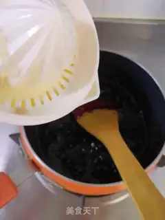 Make Blueberry sauce step 5