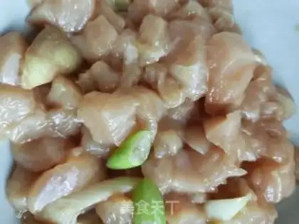 Make Soybeans, fried chicken step 3