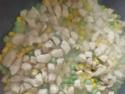Make Soybeans, fried chicken step 8