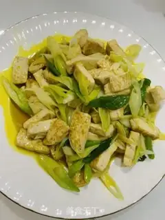 Make Onion fried tofu step 3