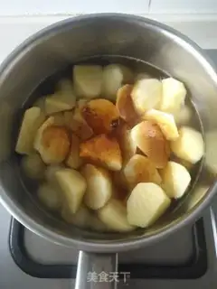Make Tiger-skinned quail egg burning potatoes step 6
