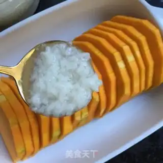 Make Sweet and steamed pumpkins step 3