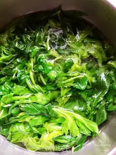 Make Celery leaves step 2