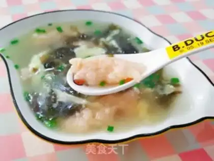Make Shrimp pickles and egg soup step 6