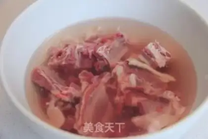 Make Lamb stew radish soup step 1