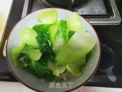Make Eggs and green soup step 9