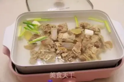 Make Lamb stew radish soup step 4