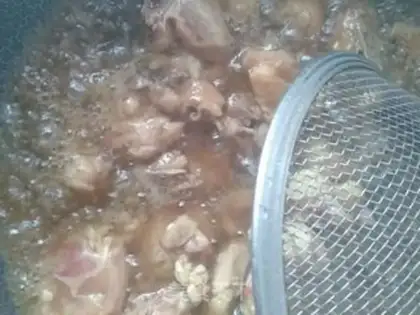 Make Yellow chicken step 4