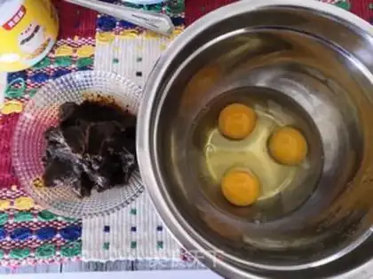 Make A date cake step 1