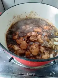 Make Yellow chicken step 9