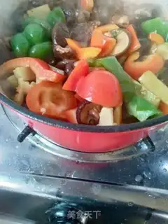 Make Yellow chicken step 13