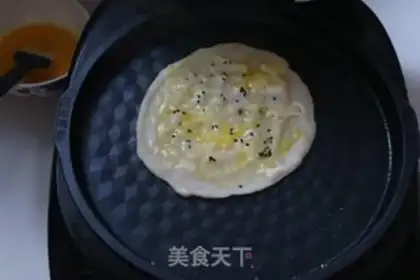 Make Egg burrito step 3