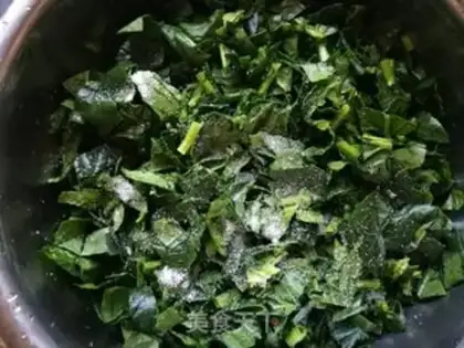 Make Steamed spinach step 2
