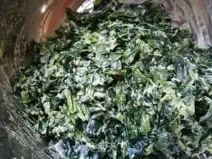 Make Steamed spinach step 5