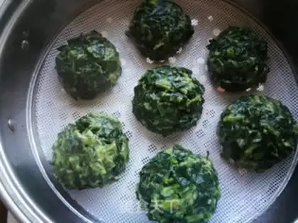 Make Steamed spinach step 8