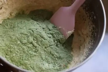 Make The Frankenstein pound cake step 7