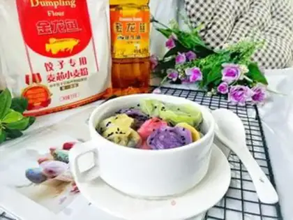 Make Tasty colored dumplings step 20