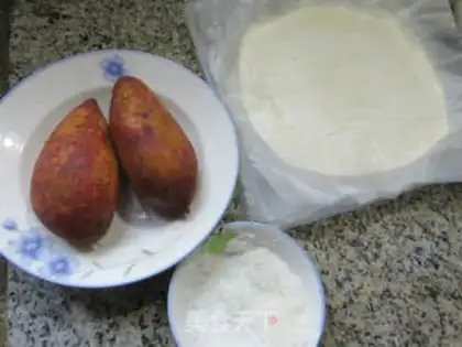 Make Flycakes, sweet potatoes step 0