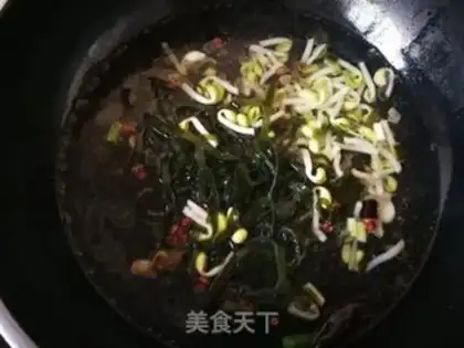 Make Sea-belt sprout potato powder step 4