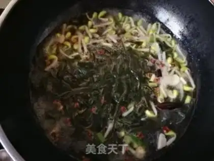 Make Sea-belt sprout potato powder step 5