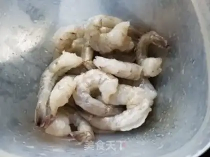 Make Shrimp tofu step 2