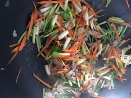 Make Celery carrots step 6