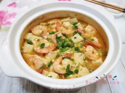 Make Shrimp tofu step 11