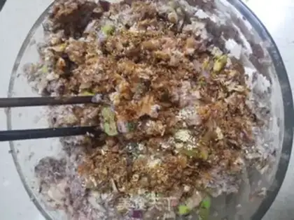 Make Beef pickle dumplings step 12