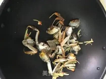 Make Crabs boiled silk step 5