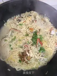 Make Crabs boiled silk step 8