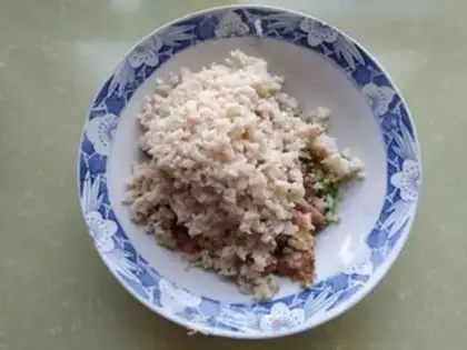 Make Yellow rice pellets step 6