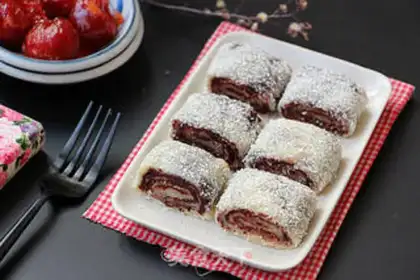 Make Coconut rolls step 8
