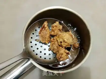 Make Chicken leg with shrimp sauce step 8