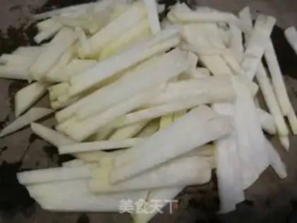 Make Blue fried meat step 3
